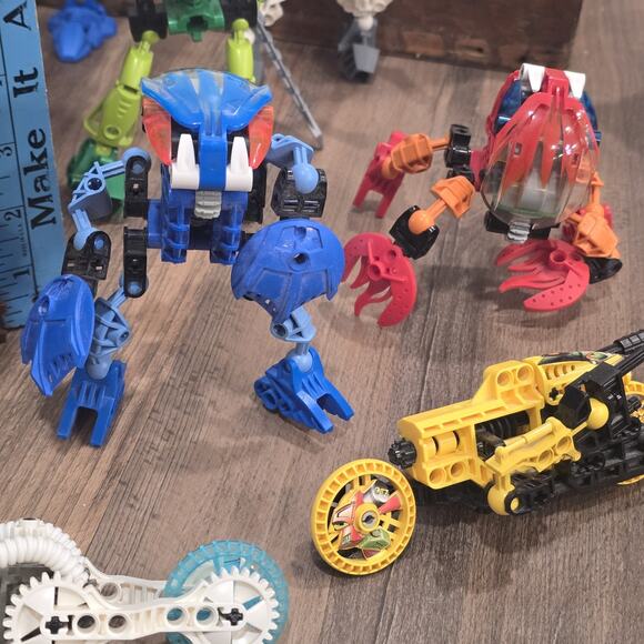 Lego Bionicle Technic Robo Takanuva Rahkshi Pohatu Nuva Bohrok Pahrak Krana Lot - Picture 4 of 13